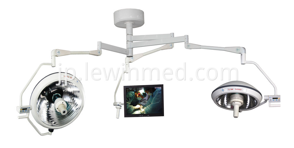 Surgical lamp with camera system
